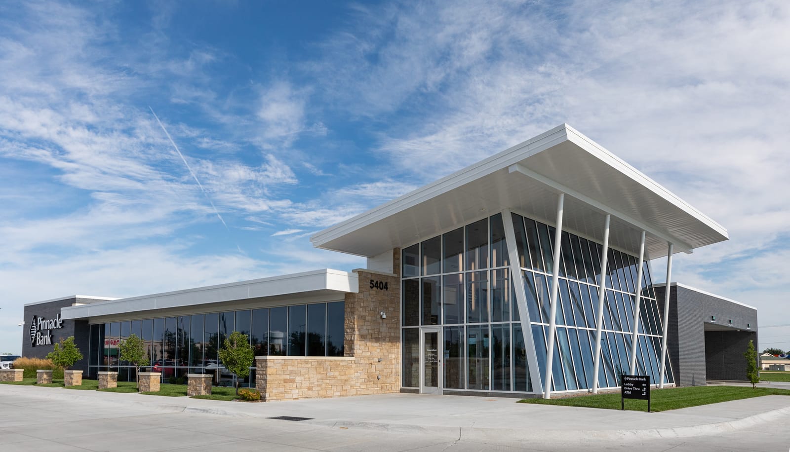 Commercial glazing — financial branch