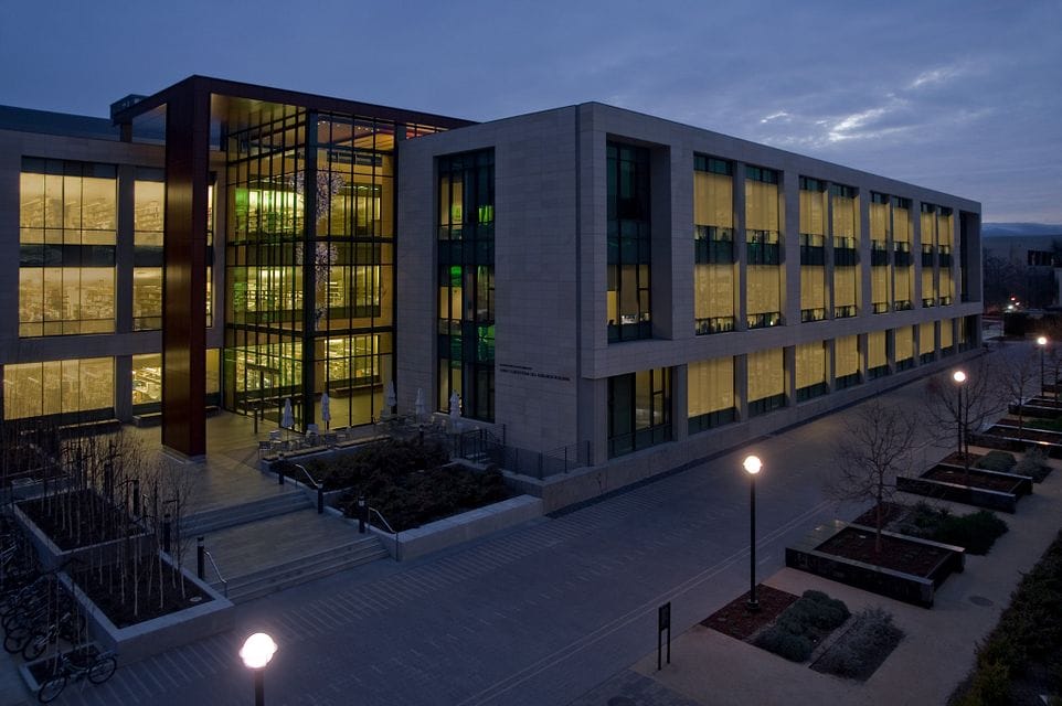 Solar shades — university building